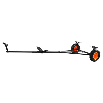 420lbs Boat Trailer Dolly Mover Adjustable Length with 15.7 in Pneumatic Tires