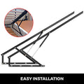 Pair 5FT Gas Spring Lift Hardware Box Bed Sofa Storage DIY Black