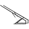 Pair 5FT Gas Spring Lift Hardware Box Bed Sofa Storage DIY Black