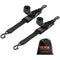 Ratchet Tie Down Straps 2 Pack 680kg Break Strength S Hooks Heavy Duty