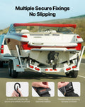 Ratchet Tie Down Straps 2 Pack 680kg Break Strength S Hooks Heavy Duty