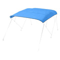 Bimini Top Cover 2440mm Marine Grade 600D Waterproof Boat Canopy Blue