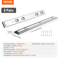 Drawer Slides 558.8mm 6 Pairs Heavy Duty Soft Close Ball Bearing
