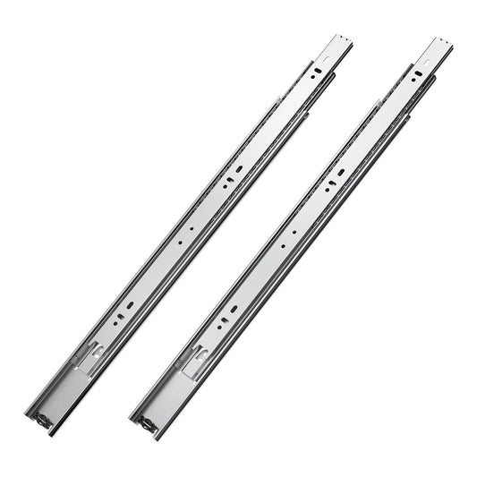 Drawer Slides, 18 inch, 10 Pairs Full Extension Ball Bearing Cabinet Rails, 100 LB Load Capacity Heavy Duty Side Mount Dresser Drawer Slides, Drawer Track Runners for Kitchen DIY Replacement