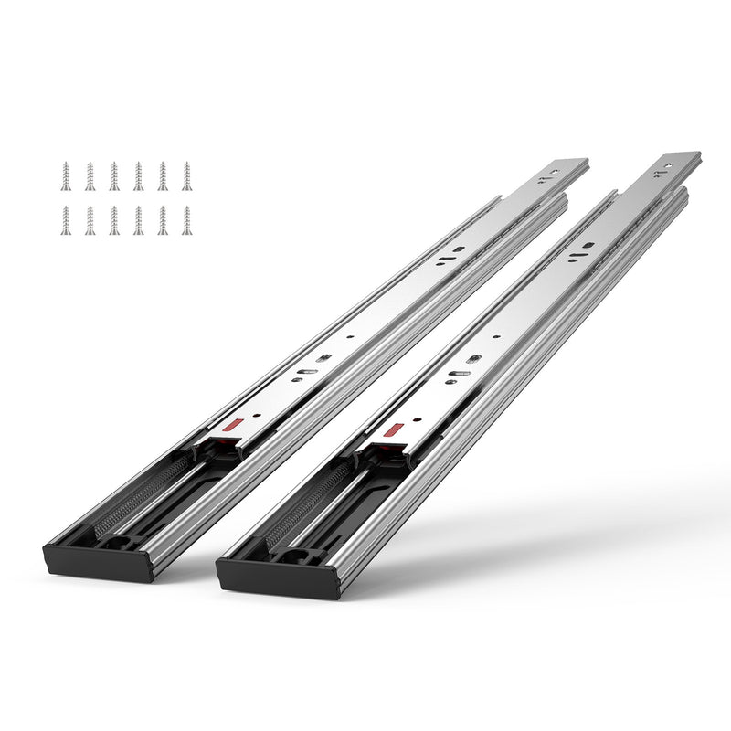 10x 406mm Drawer Slides Full Extension Soft Close Ball Bearing