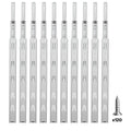 Drawer Cabinet Slides Side Mount 22 inch 10 Pairs 100 LB Load Replacement