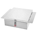 Aluminum Tool Box 770x610x230mm Diamond Plate Truck Bed Storage
