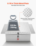 Aluminum Tool Box 770x610x230mm Diamond Plate Truck Bed Storage