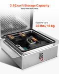 Aluminum Tool Box 770x610x230mm Diamond Plate Truck Bed Storage