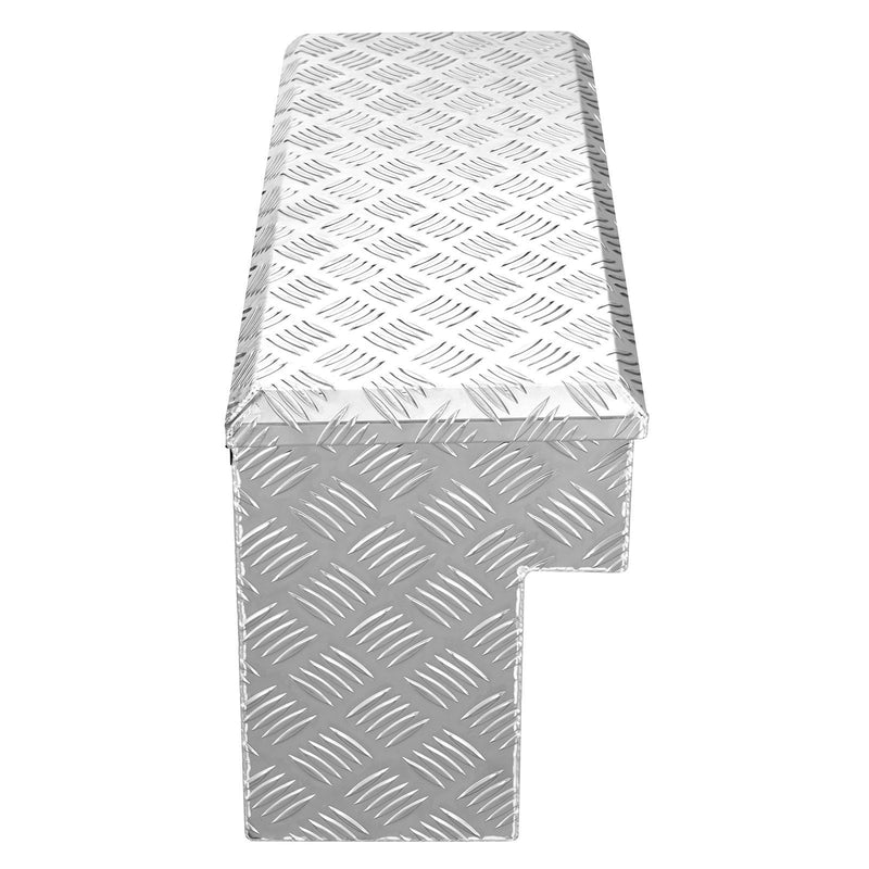 Aluminum Truck Bed Tool Box 864x305x390mm Silver Lock