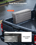 Aluminum Truck Bed Tool Box 864x305x390mm Silver Lock