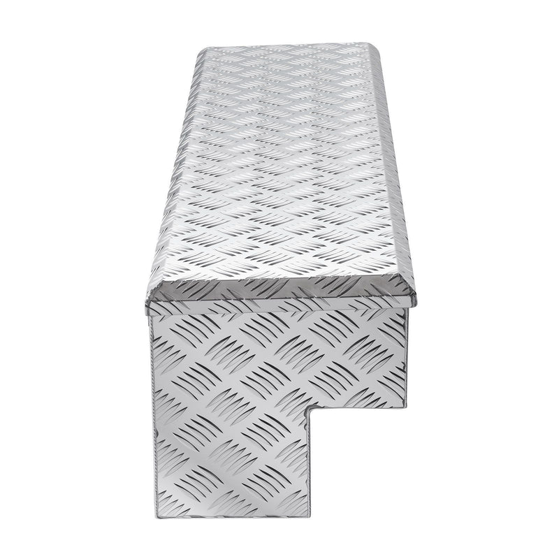 Aluminum Truck Bed Tool Box 1219x340x330mm Silver Lock