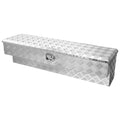 Aluminum Truck Bed Tool Box 1219x340x330mm Silver Lock