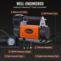 12V Air Compressor Heavy Duty 150PSI Offroad Air Compressor Portable Truck Tire Inflator 6.0CFM Air Pump for Jeep SUV 4x4 Vehicle RV For up to 35 Inch Tires
