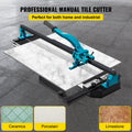Tile Cutter 47in w/ Laser Guide Single Rail Double Brackets