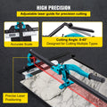 Tile Cutter 24in Laser Guide Single Rail Double Brackets