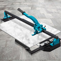 Tile Cutter 24in Laser Guide Single Rail Double Brackets