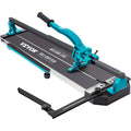 Tile Cutter 24in Laser Guide Single Rail Double Brackets