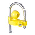 Trailer Hitch Lock Kit, Fits for 46 mm, 50.8 mm, 58.7 mm Couplers, Heavy-Duty Anti-Theft Trailer Ball Lock with Keys, Prying-Resistant, Adjustable Height Design for RVs, Boats, Trailers