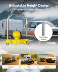 Trailer Hitch Lock Kit 46/50.8/58.7mm Coupler Anti-Theft Ball