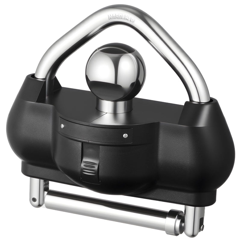 Trailer Hitch Lock 46mm 50.8mm 58.7mm Anti-Theft 3 Keys Black