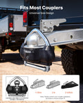 Trailer Hitch Lock 46mm 50.8mm 58.7mm Anti-Theft 3 Keys Black