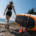 Kayak Cart SUP Trolley 68kg 25.4cm Rubber Tires Paddle Board