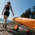 Kayak Cart 104kg Load Capacity Canoe Trolley 25.4cm PU Tires