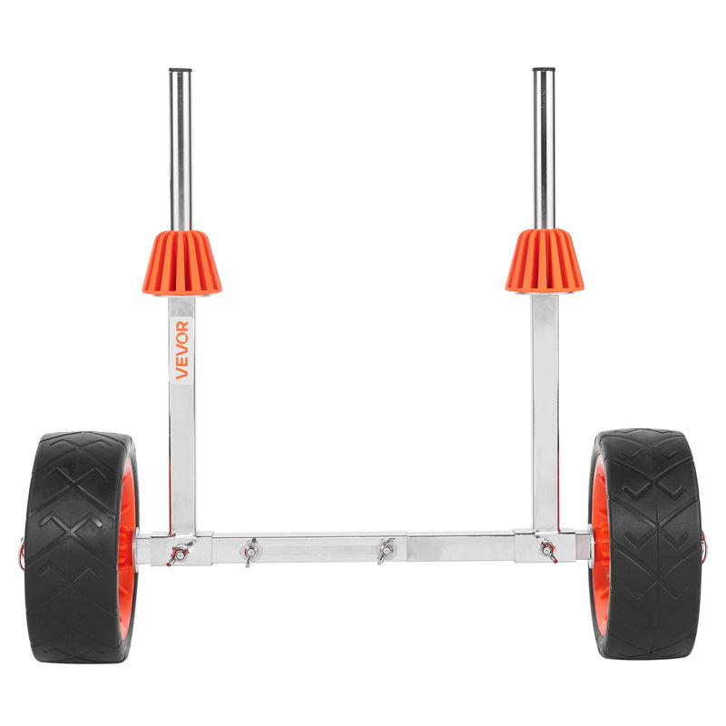 Kayak Cart 113kg Load Canoe Dolly 19cm Rubber Tires Paddle Board