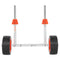 Kayak Cart 113kg Load Canoe Dolly 19cm Rubber Tires Paddle Board