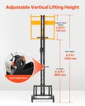 Drywall Lift 68kg Sheetrock Hoist 1219x4878mm Panel Lifter Yellow