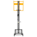 Drywall Lift 68kg Sheetrock Hoist 1219x4878mm Panel Lifter Yellow