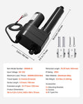 12V Linear Actuator 150mm 9000N IP65 Heavy-Duty Motor