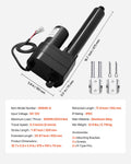 12V Linear Actuator 200mm 9000N IP65 Heavy Duty