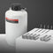 Liquid Nitrogen Tank, 10 L Aluminum Alloy Liquid Nitrogen Container, LN2 Tank Dewar with 6 Canisters and Carry Bag with Straps, Cryogenic Tank for Beauty Industry, Semen Preservation, Scientific