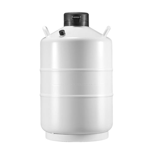 Liquid Nitrogen Tank, 20 L Aluminum Alloy Liquid Nitrogen Container, LN2 Tank Dewar with 6 Canisters and Carry Bag with Straps, Cryogenic Tank for Beauty Industry, Semen Preservation, Scientific