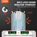 Liquid Nitrogen Tank 20L Aluminum Dewar LN2 6 Canisters