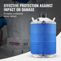 Liquid Nitrogen Tank 20L Aluminum Dewar LN2 6 Canisters