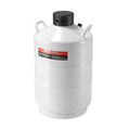 Liquid Nitrogen Tank 20L Aluminum Dewar LN2 6 Canisters