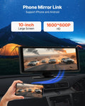 Car Stereo Radio 254mm CarPlay Android Auto Bluetooth Touchscreen