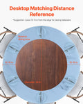 61cm Acacia Wood Lazy Susan Turntable 360° Rotating Tray