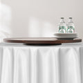 61cm Acacia Wood Lazy Susan Turntable 360° Rotating Tray