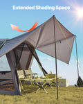 SUV Tent 10FT Waterproof Camping 5-8 Person Double Layer Rainfly