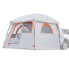 Large SUV Tent for 6 Person, 3.05 x 2.74m 3-Season SUV Tailgate Tent with Ventilated Doors & Mesh Windows, PU2000mm Waterproof Dual-Use Car Rear Hatch Tents for Outdoor Camping Hiking