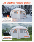 SUV Tent 6 Person 3.05x2.74m 3-Season Tailgate Camping Waterproof