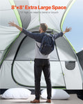 SUV Tent 8FT Waterproof PU2000mm Double Layer 5-8 Person Camping