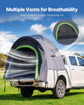 Truck Tent 5.0-5.2ft Waterproof PU2000 2-3 Person Camping Bed