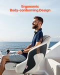 Boat Seat High Back Flip Up Captain Bucket White Grey Waterproof