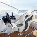Boat Seat High Back Flip Up Captain Bucket White Grey Waterproof