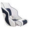 Captain Bucket Seat Boat Seat, Flip Up Boat Seat, with Thickened Sponge Padding, Flip-up Bolster Boat Captain Chair for Fishing Boat, Sightseeing Boat, Speedboat, Canoe, 1-Piece